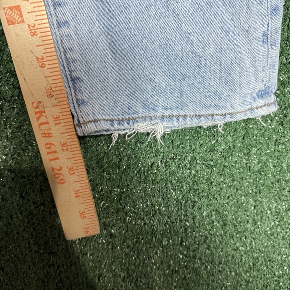 Abercrombie & Fitch Authentic Rigid Denim Loose Jeans Mens 32x32 Light Wash - Picture 11 of 12